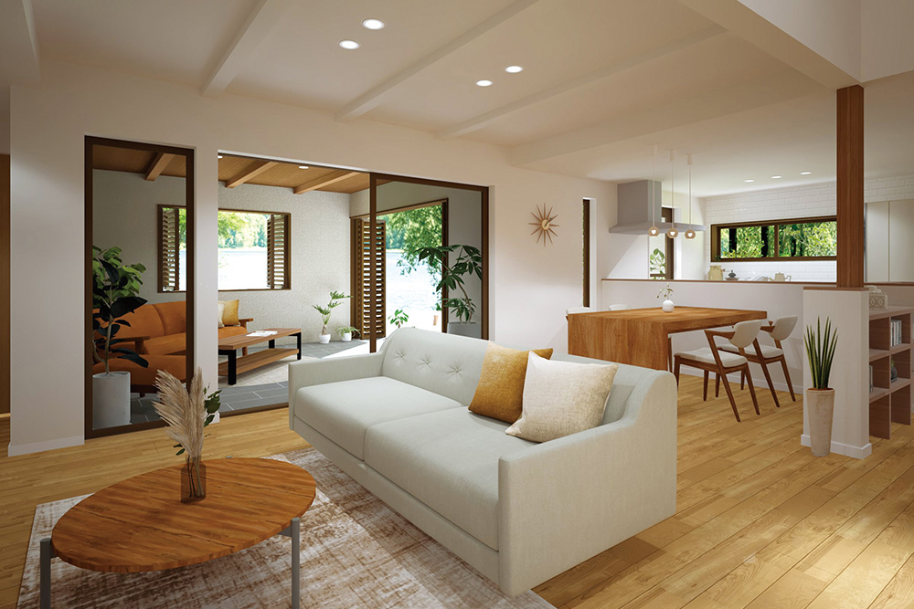 Outer Room-半外-のある家